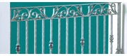 Éléments décoratifs magiques en fer forgé