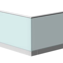 Composants pour garde-corps en verre