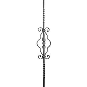 Barreau design moderne en fer forgé avec décor classique