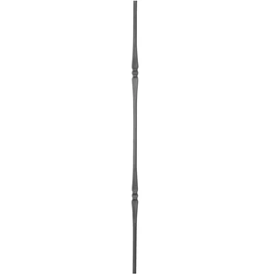 Barreau design moderne en fer forgé, version fine, profil rond, différentes hauteurs