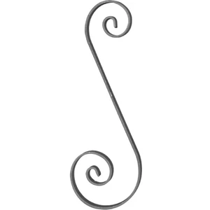 accessoire de ferronnerie, volute en fer forgé