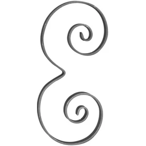 Volute en fer forgé