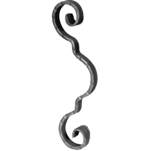 accessoire de ferronnerie, volute en fer forgé