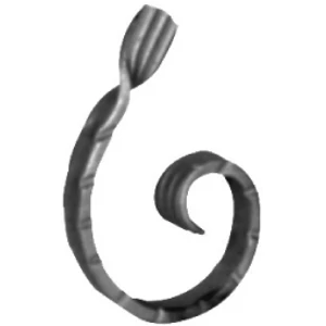 Volute en fer forgé, profil "Scala", différentes sections