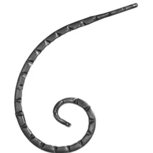 accessoire de ferronnerie, volute en fer forgé