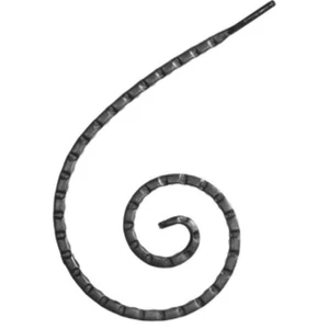 accessoire de ferronnerie, volute en fer forgé