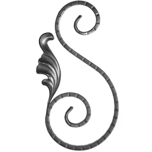 accessoire de ferronnerie, volute en fer forgé