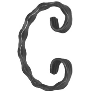 accessoire de ferronnerie, volute en fer forgé