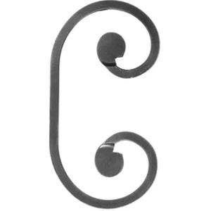 accessoire de ferronnerie, volute en fer forgé
