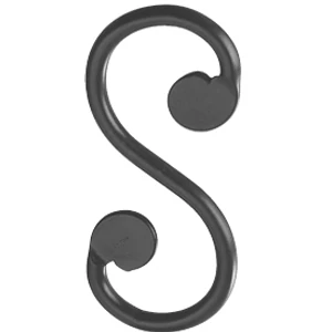 accessoire de ferronnerie, volute en fer forgé