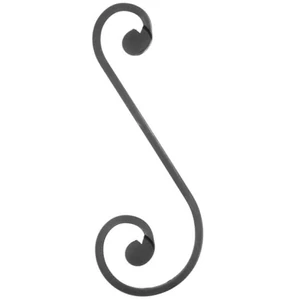 accessoire de ferronnerie, volute en fer forgé