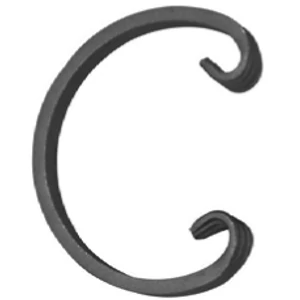 accessoire de ferronnerie, volute en fer forgé