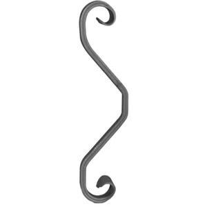 accessoire de ferronnerie, volute en fer forgé