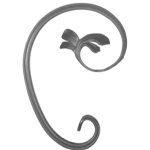 accessoire de ferronnerie, volute en fer forgé