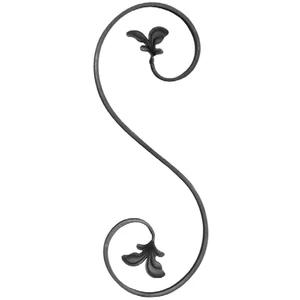 accessoire de ferronnerie, volute en fer forgé