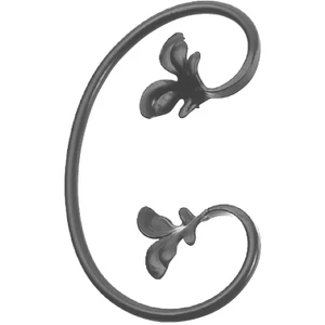 accessoire de ferronnerie, volute en fer forgé