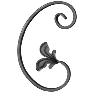 accessoire de ferronnerie, volute en fer forgé