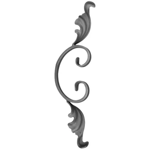 accessoire de ferronnerie, volute en fer forgé