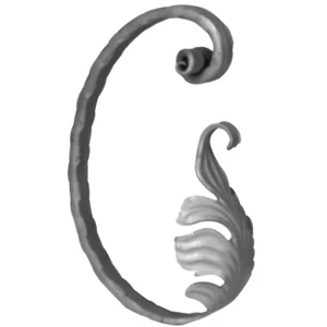 accessoire de ferronnerie, volute en fer forgé