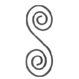 Volute en fer forgé