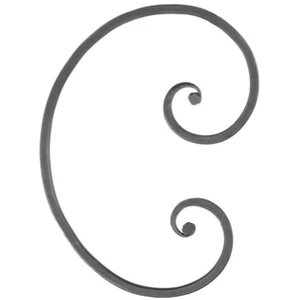 Volute en fer forgé