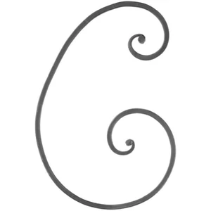Volute en fer forgé