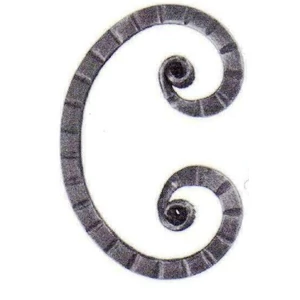 Volute en fer forgé, profil "Scala"