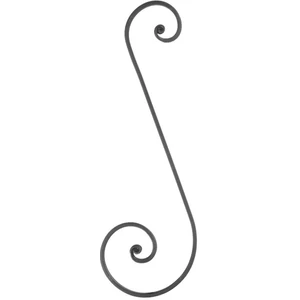 Volute forgé à la main, différentes sections