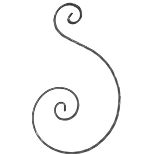 Volute en fer forgé