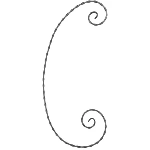 Volute en fer forgé