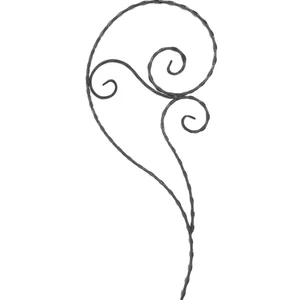 Volute en fer forgé
