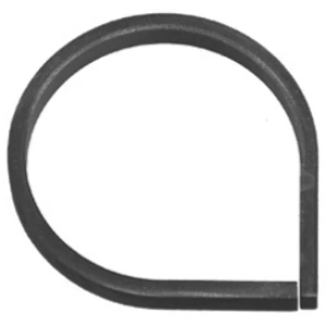 Bague carrée, différentes sections