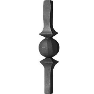 Bouton en fer forgé pour barreau