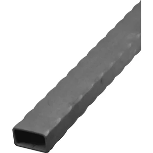 Tube rectangulaire martelé