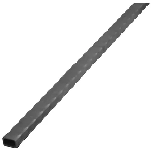 Tube rectangulaire martelé