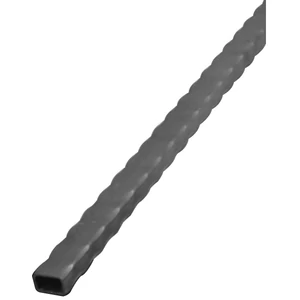 Tube rectangulaire martelé