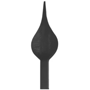 Pointe de lance en fer forgé, différentes dimensions