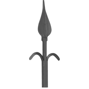 Pointe de lance en fer forgé, différentes dimensions