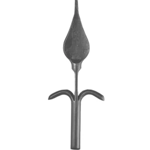 Pointe de lance en fer forgé, différentes dimensions