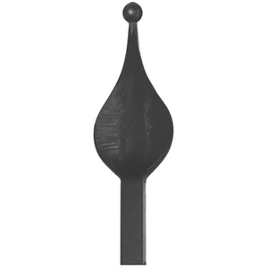 Pointe de lance en fer forgé, différentes dimensions