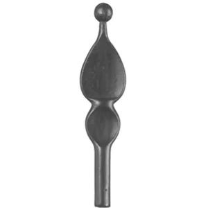 Pointe de lance en fer forgé, différentes dimensions