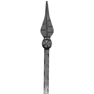 Pointe de lance en fer forgé, différentes dimensions