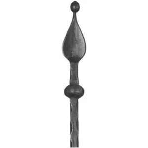 Pointe de lance en fer forgé, différentes dimensions