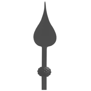 Pointe de lance en fer forgé, différentes dimensions