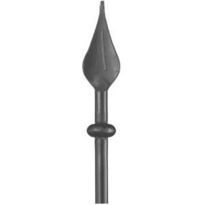 Pointe de lance en fer forgé, différentes dimensions