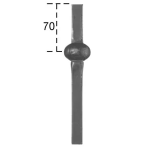 Pointe de lance en fer forgé, différentes dimensions