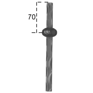 Pointe de lance en fer forgé, différentes dimensions