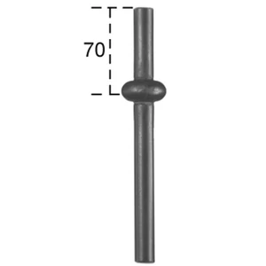 Pointe de lance en fer forgé, différentes dimensions