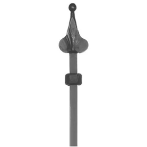 Pointe de lance en fer forgé, différentes dimensions