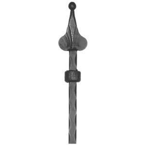 Pointe de lance en fer forgé, différentes dimensions